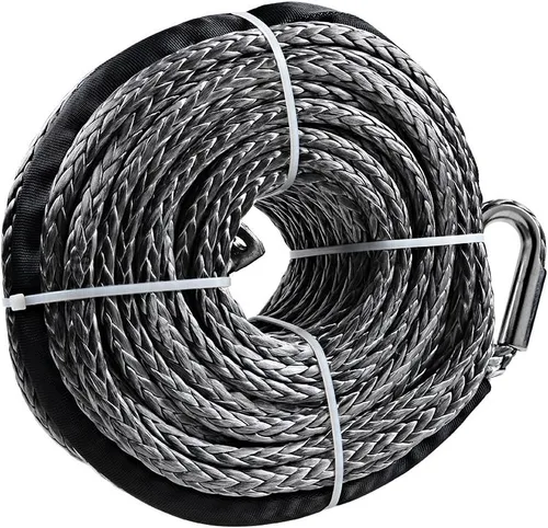 Vista 16 de Cable de cuerda sintética del torno con gancho para ATV UTV SUV KFI, recupero, repuesto, Azul