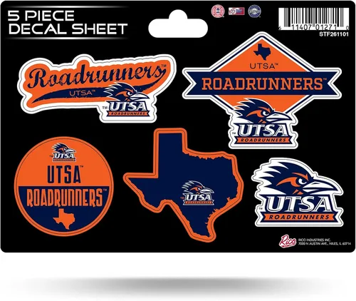 Vista 38 de Rico Industries NCAA - Hoja de adhesivos (5 unidades)