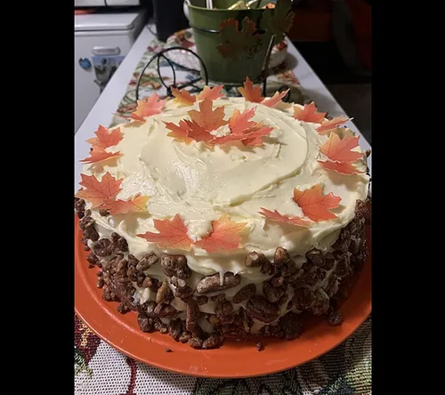 Vista 6 de Hojas de otoño comestibles doradas, 90 piezas para cupcakes, hojas de arce de otoño, oblea, papel de arroz, decoración de alimentos, mezcla de 2