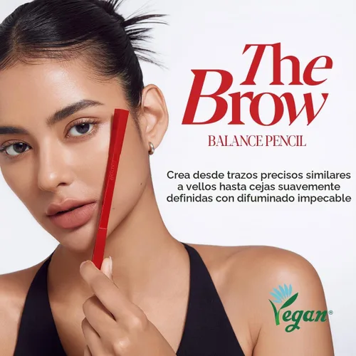 Vista 2 de Espoir El Lápiz de Cejas Balance #6 Gris Claro Lápiz de Cejas Rápido y Fácil de Dibujar sin Apelmacarse con Forma Triangular Estrecha Una #6