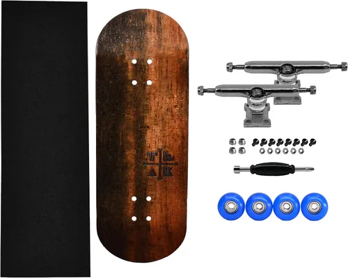 Vista 3 de Teak Tuning Diapasón Pro 34mm Completo - Totalmente Ensamblado con Componentes de Nivel Pro - Diapasón de Madera en Forma Pro (34x97mm), Ruedas