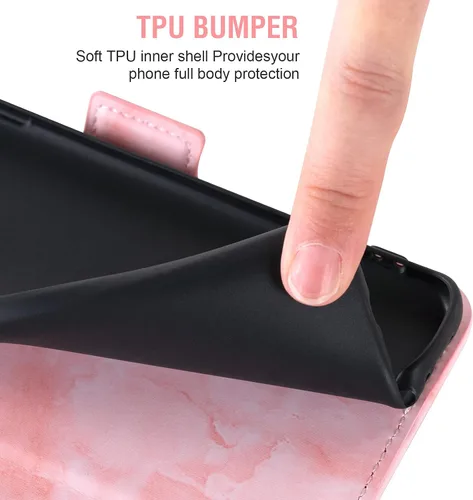Vista 6 de Asuwish Compatible con Moto Edge Plus y protector de pantalla de vidrio templado, accesorios para celda, soporte de ranura para tarjetero, soporte