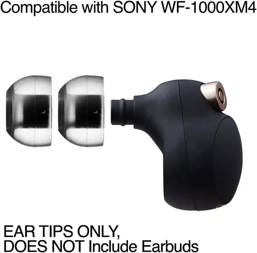 Vista 3 de AZLA Crystal Standard (L) - Puntas para auriculares inalámbricos - Consejos de reemplazo de auriculares con cancelación de ruido - Eartips
