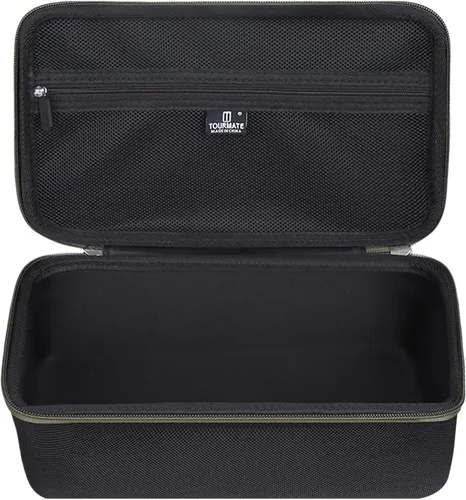 Vista 2 de Tourmate Funda rígida de EVA compatible con 3M media pieza facial, funda de viaje para 6200/07025(AAD)/6503QL/3M P100 cartucho respirador/filtro