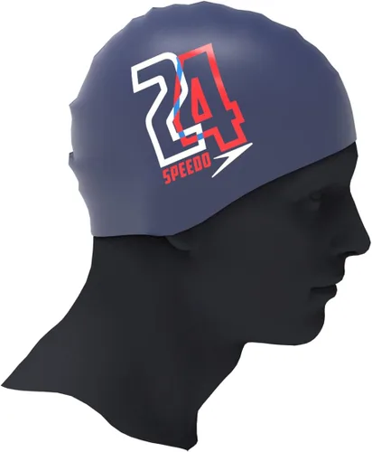 Vista 43 de Speedo - Gorra de natación, silicona sólida Negro