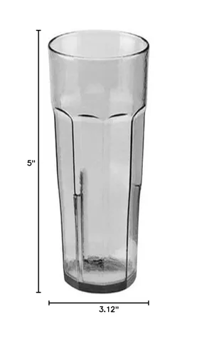 Vista 2 de Cambro (LT12152 Vaso de plástico de 12 onzas – Colección Laguna [Caja de 36]