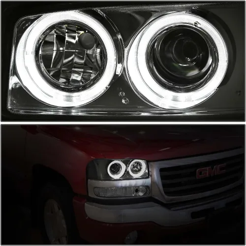 Vista 3 de DNA Motoring HL-HPL-GMCD004P-CH-CL1 Conjunto de faro delantero lado del pasajero)