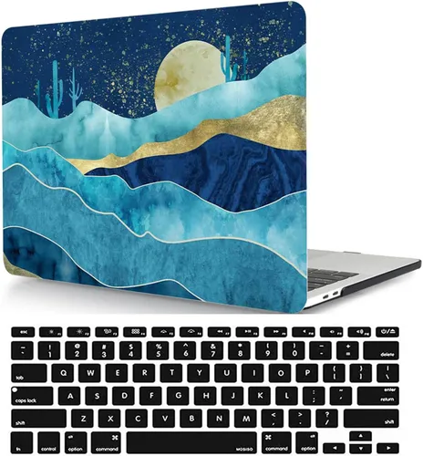 Vista 11 de Carcasa rígida para laptop compatible con MacBook Air de 11 pulgadas 2015 2014 2013 2012 2011 2010 versión modelo A1370 A1465, carcasa rígida