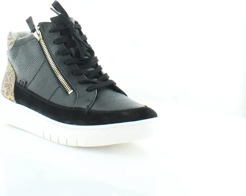 Vista 2 de Naturalizer Hadley-Hi - Tenis de moda para mujer, Negro (BlackCheetah), 9