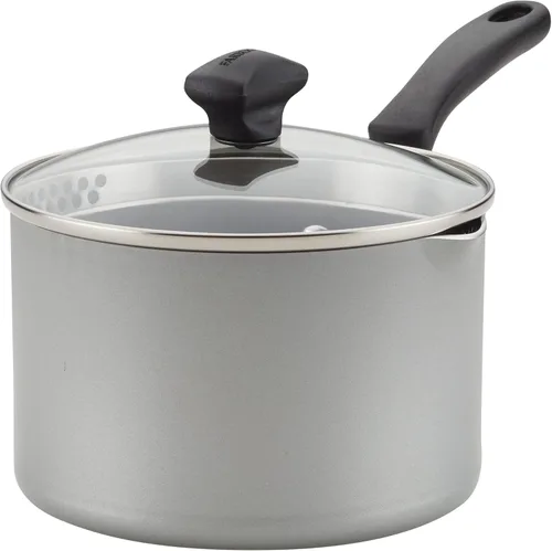 Vista 22 de Farberware Cookstart DiamondMax - Juego de utensilios de cocina, ollas y sartenes antiadherentes, aptos para lavavajillas, incluye bandeja