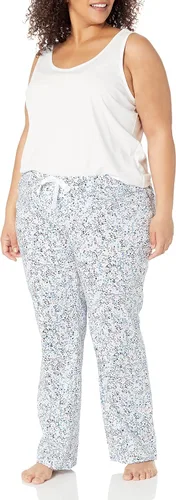 Vista 4 de Tienda Essentials pantalón de popelina para dormir para mujer