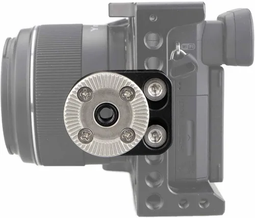 Vista 5 de Adaptador de montaje rosetón con tornillos de 1/4" para ARRI Standard Rosca M6, 31.8 de diámetro para jaula de cámara, mango roseta, mango