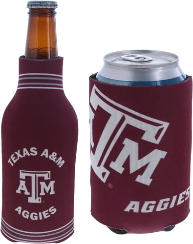 Vista 129 de College Team Color Logo Can & Bottle Holder Insulator Beverage Cooler Set