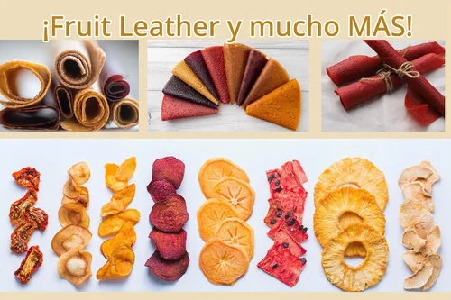 Vista 2 de 4 hojas de deshidratador de silicona de cuero de frutas con bordes, no tóxicas para deshidratadores redondos Nesco, molde de labios, retiene