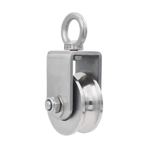 Vista 11 de Rueda de Polea de Acero Inoxidable con Rodamiento Dúplex Supersilencioso, Sistema de Polea Desmontable de Rotación de 360 Grados para Gimnasio