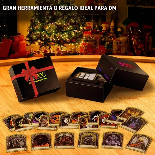 Vista 8 de CZYY DND Initiative & Combat Tracker Set, Acrylic Markers with Insert Cards