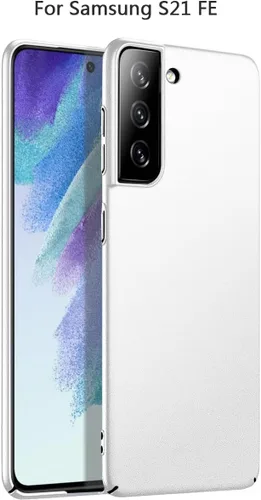 Vista 2 de Bastmei Funda para Samsung Galaxy S21 FE 5G, extremadamente ligera, ultra ligera, súper delgada, protección de cámara, carcasa de PC dura