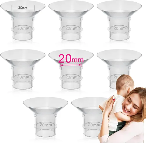 Vista 11 de Inserto de brida de 0.472 in compatible con brida de 0.945 in/escudo de extractores de leche, para Momcozy S9 Pro S10 S12 Pro Medela Spectra Elvie