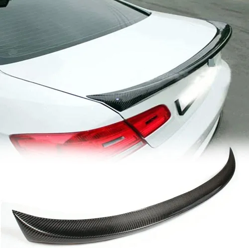 Vista 9 de Alerón de fibra de carbono real E92 compatible con BMW Serie 3 E92 Coupé y M3 Coupé 2006-2013