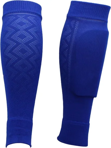Vista 5 de TCK Calcetines de fútbol con mangas de pierna para hombre y mujer marino