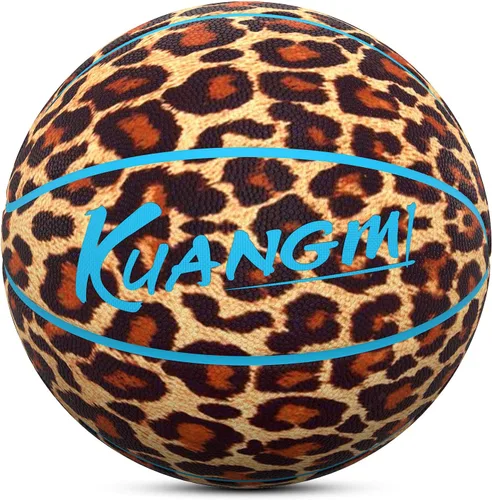 Vista 17 de Kuangmi Serie Rosa Balón de Baloncesto, Diseño Premium Estampado para Rendimiento Callejero, Tamaño Oficial para Hombres 7 de 29.5 Pulgadas