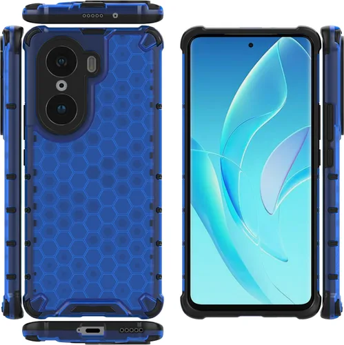 Vista 157 de Pzwoxukhov Funda compatible con Huawei Nova 3i, compatible con Huawei P Smart+ 2018 Honeycomb Anti-Drop Shock-Absorbing Case Negro