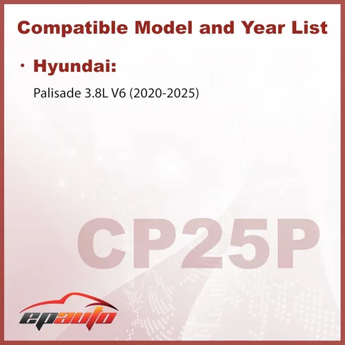 Vista 2 de EPAuto CP25P (PC99525P) Filtro de aire de cabina con carbón activado, repuesto para Hyundai Palisade (2020-2025) - Filtra el polvo, el polen