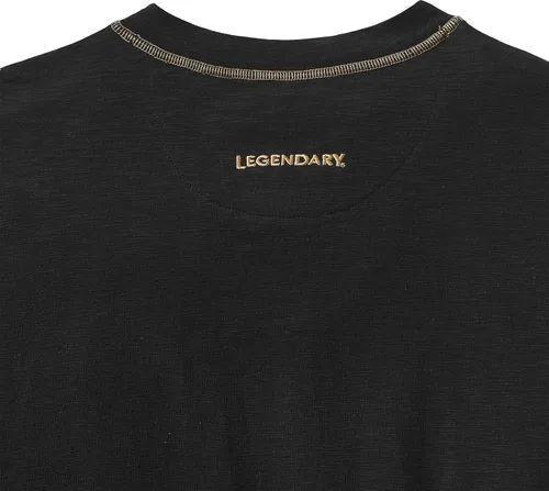 Vista 3 de Legendary Whitetails - Camiseta estilo Henley de Maverick Slub para hombre