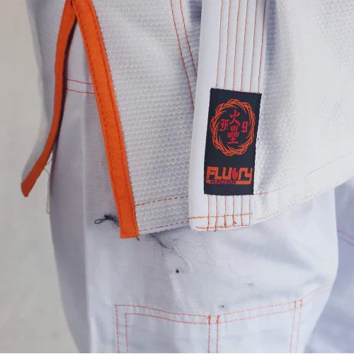 Vista 8 de FLUORY Ligero BJJ Gi, uniforme brasileño Jiu Jitsu para hombres y mujeres
