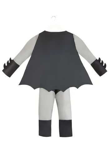 Vista 6 de Disfraz de Batman Gris y Negro para Niños Pequeños Multicolor
