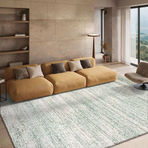 Vista 17 de SAFAVIEH Hudson Shag Collection - Alfombra decorativa de 2 x 3 pies, color marfil y azul marino, no desprende pelusa y de fácil cuidado, 2 pulgadas