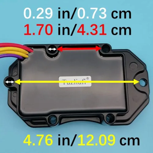 Vista 4 de Regulador de Voltaje Rectificador para Johnson Evinrude OMC BRP 395204 395391 582904 583076 583268 584423 878335 583529 584204 585129 585195 878331