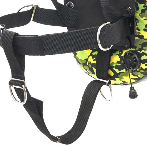 Vista 2 de Almencla Tech Dive 2 pulgadas de ancho cómodo buceo correa de entrepierna accesorios - negro ligero