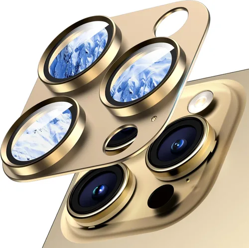Vista 23 de Protector de lente de cámara para iPhone 15/iPhone 15 Plus/iPhone 14/iPhone 14 Plus, pantalla de cubierta de cámara de vidrio templado de aleación