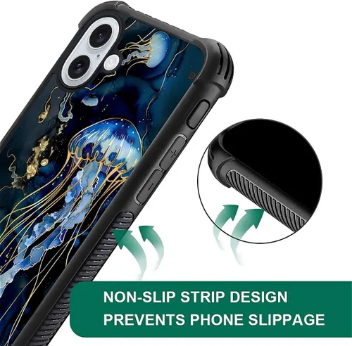 Vista 845 de Funda compatible con iPhone 15, diseño de elefantes africanos, diseño increíble a prueba de golpes, antiarañazos, carcasa trasera de policarbonato