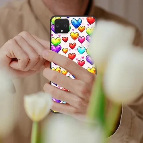 Vista 482 de Funda delgada para Google Pixel 4 XL, funda delgada de silicona de TPU suave a prueba de golpes para Google Pixel 4 XL, astronauta Galaxy