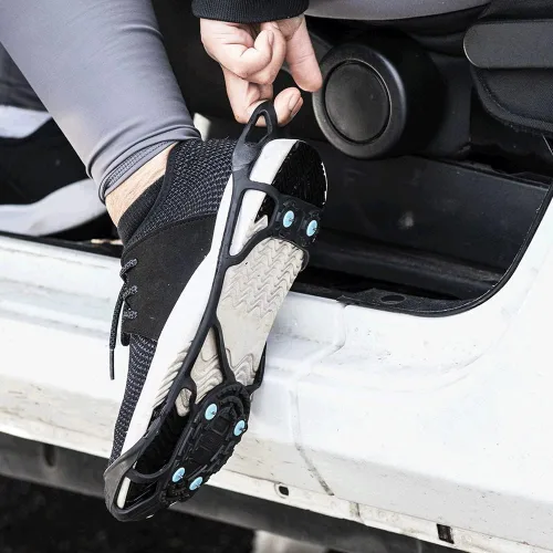 Vista 13 de Due North Everyday G3 - Cuchilla de hielo para caminar y correr sobre nieve y hielo 1 par