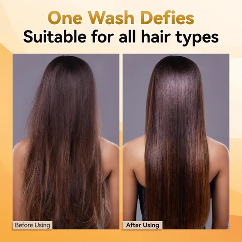 Vista 8 de IIIMEIDU Mascarilla capilar para cabello dañado, tratamiento de queratina para cabello seco dañado, acondicionador de reparación profunda, aceite
