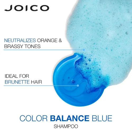 Vista 6 de Joico Champú y acondicionador de color azul Para cabello castaño aclarado Elimina los tonos naranja cobrizo Aumenta la vitalidad