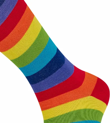 Vista 3 de MySocks Calcetines unisex a rayas altas hasta la rodilla