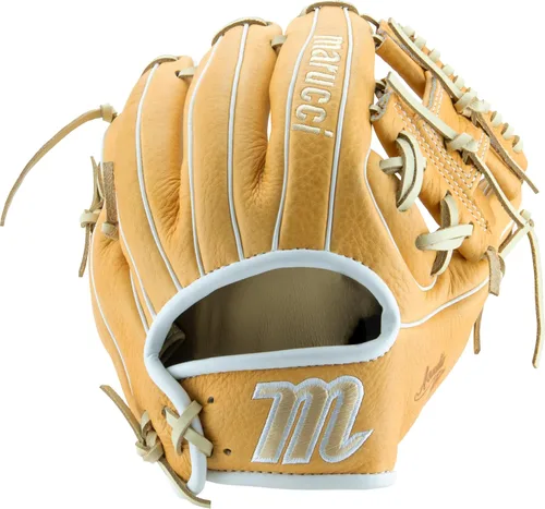 Vista 7 de Marucci Acadia M Type V2 Guante de Receptor de Béisbol Juvenil, 32 pulgadas, Beige