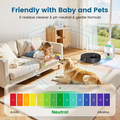 Vista 8 de CPLIKE Paquete de 4 soluciones de limpieza de suelos compatibles con robots combinados Roomba Plus 405/4020 / 505/507 Max 705/707, concentrado