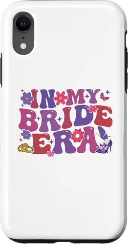 Vista 8 de Funda para iPhone 14 In My Bride Era Groovy Bride Despedida de soltera
