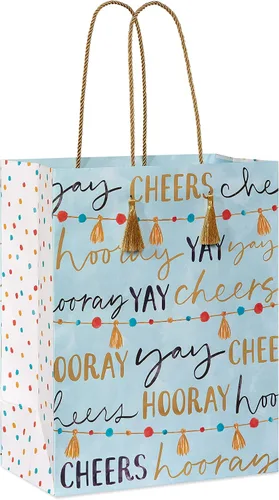 Vista 8 de Papyrus Bolsas de regalo (hurra y yay) para cumpleaños, bodas, despedidas de soltera, baby showers y todas las ocasiones