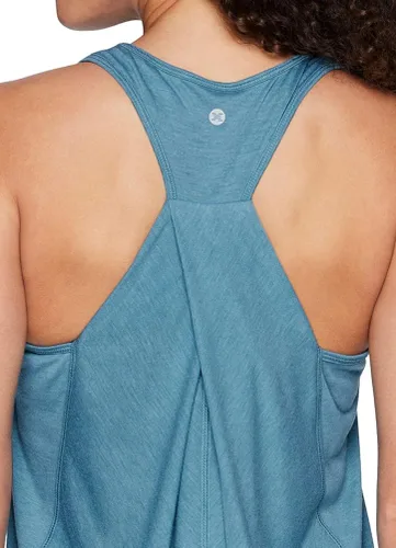 Vista 4 de RBX Active - Camiseta de tirantes para mujer con detalle trasero, holgada.