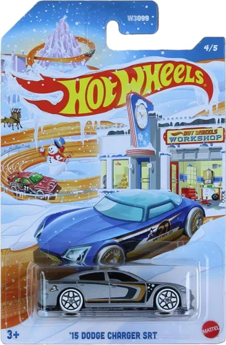 Vista 5 de Hot Wheels Paquete completo de 5 vehículos fundidos a presión para vacaciones de invierno 2021