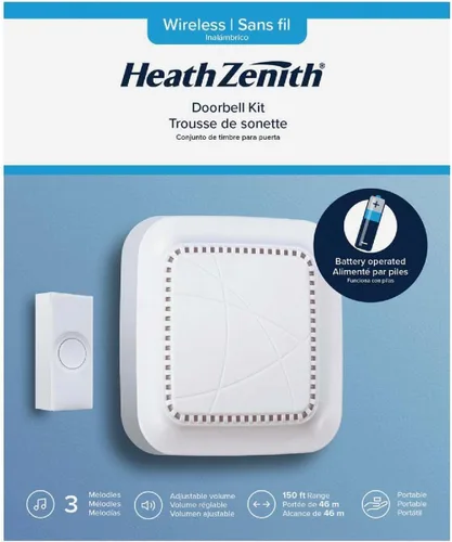 Vista 6 de Kit de timbre inalámbrico blanco