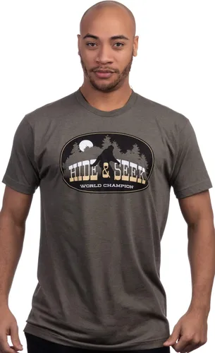 Vista 8 de Bigfoot & Sasquatch Tees: Hide & Seek Champion Squatchin Funny Saying Phrase - Camiseta para hombre