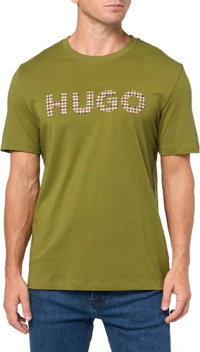 Vista 39 de Hugo Men's Print Logo Short Sleeve T-Shirt Blanco