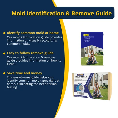 Vista 9 de Kit de prueba de moho con 10 pruebas individuales - Kit de prueba de molde para el hogar - Incluye guía detallada de identificación de moho